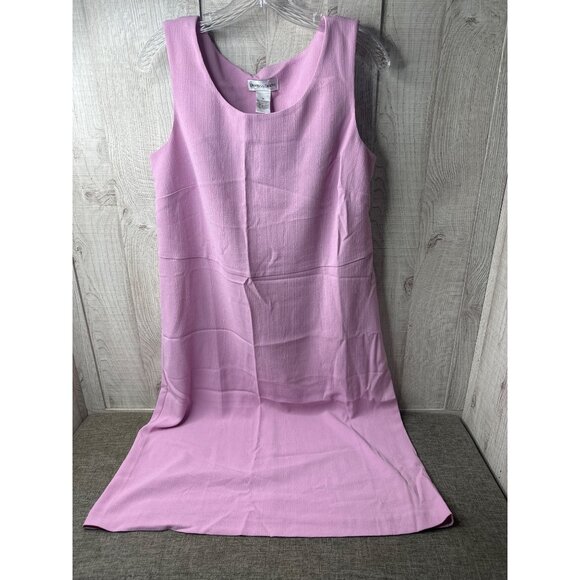 Drapers & Damons Womens Pink Sleeveless Dress & Lined Jacket Set Size M - Picture 3 of 8